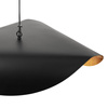 Lampa wisząca ENZO czarno złota 80 cm