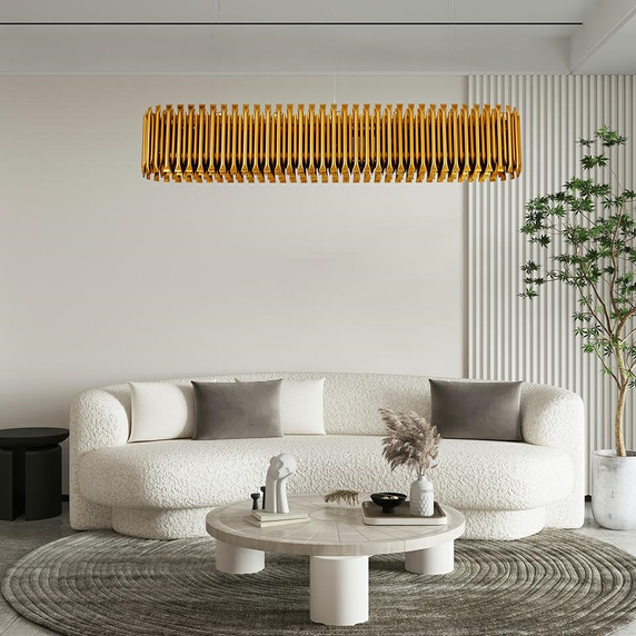 MOOSEE lampa wisząca GALLIANO LONG ciemne złoto