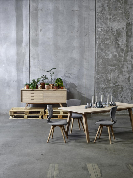 ACTONA komoda A-LINE beżowa