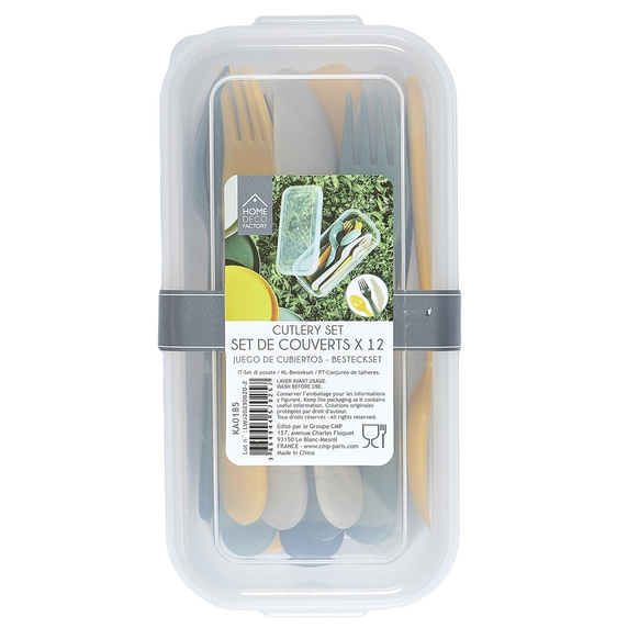 Zestaw sztućców piknikowych na 4 osoby