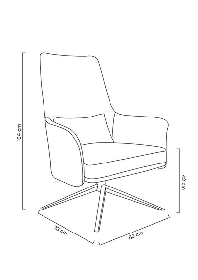 Fotel VICTOR czarny - PU, metal