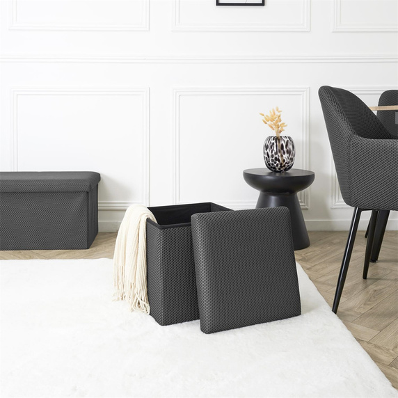 Pufa Vels Atom szara