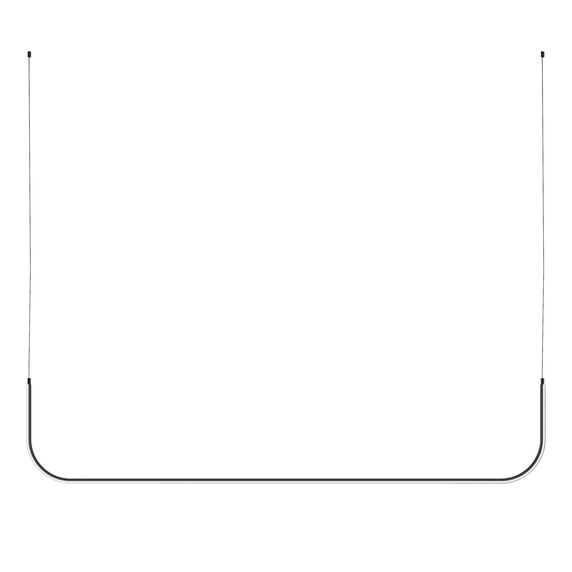 Lampa wisząca MINIMA-2 led czarna 120 cm