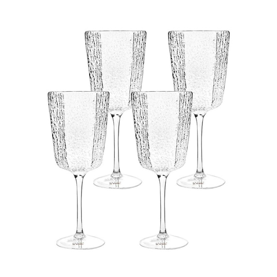 KARE komplet 4 kieliszków do wina CASCATA 440 ml