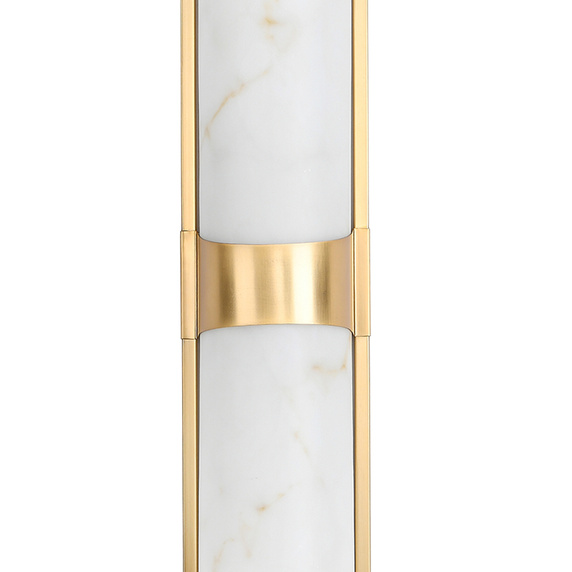 Lampa ścienna MURO LED biały marmur 66 cm