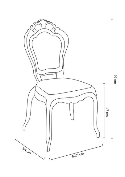 Krzesło KING transparentne - poliwęglan