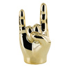 Dekoracja, figurka Dłoń mała Rock and     Roll złota