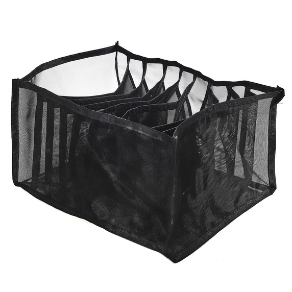 Organizer do szuflady na odzież czarny