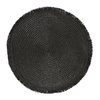 Podkładka pod talerz czarna 38cm boho