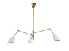 Lampa wisząca RAGNO biała 150 cm