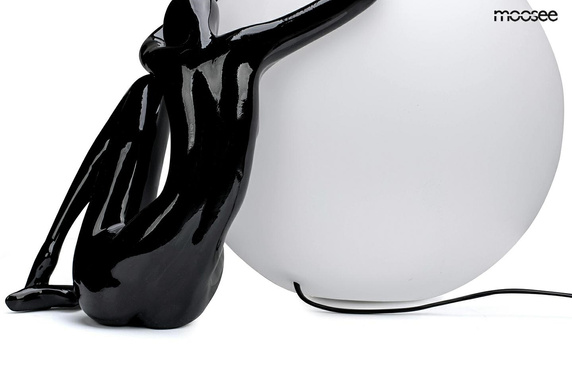 MOOSEE lampa stołowa UOMO 50 czarna