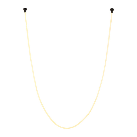 Lampa wisząca SNAKE LED wąż ledowy czarna 500 cm