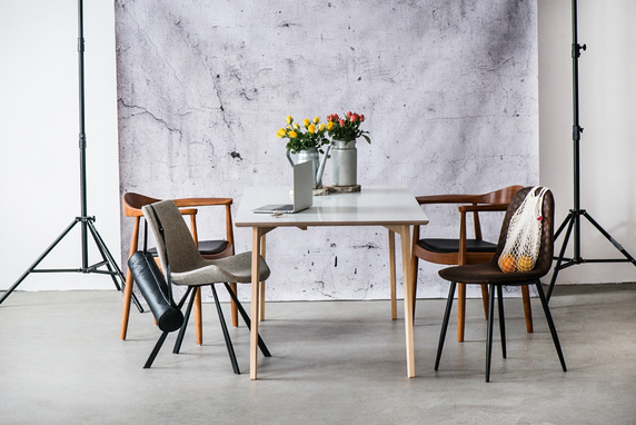 Krzesło President brązowy ciemny