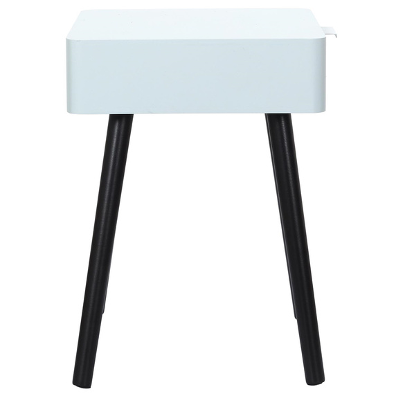 Szafka nocna Padano błękitna/czarna