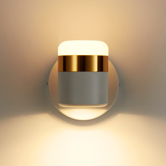 Lampa ścienna POCCO LED biała 16 cm