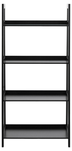 ACTONA regał WALLY 63x130 czarny-drewniany