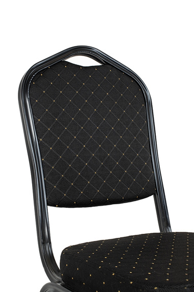 Krzesło bankietowe / konferencyjne HERON  czarne