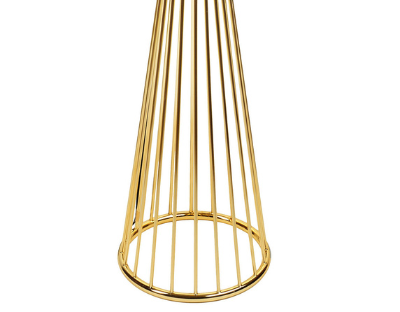 Lampa podłogowa FILO-1 czarno-złota, metalowa, E27, 145 cm
