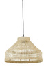 Lampa wisząca Latika 45x30 cm naturalna