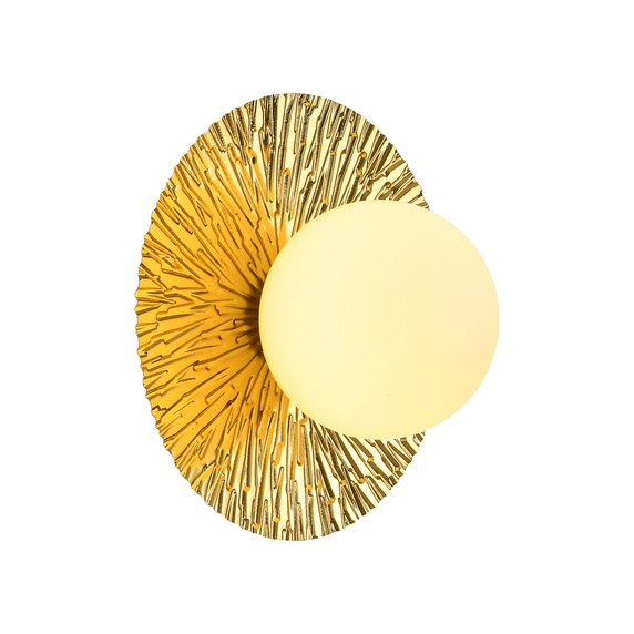 Lampa ścienna SUN L złota 40 cm