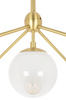 MOOSEE lampa wisząca PLANETARIO 15 GOLD złota - klosze szronione