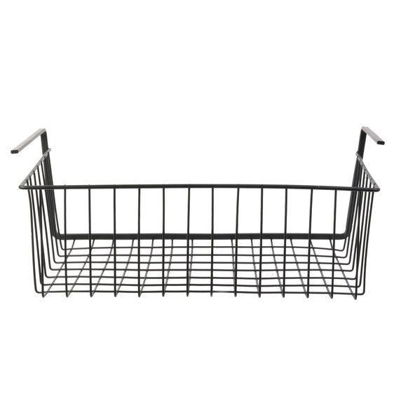 Podwieszany kosz podpółkowy M czarny