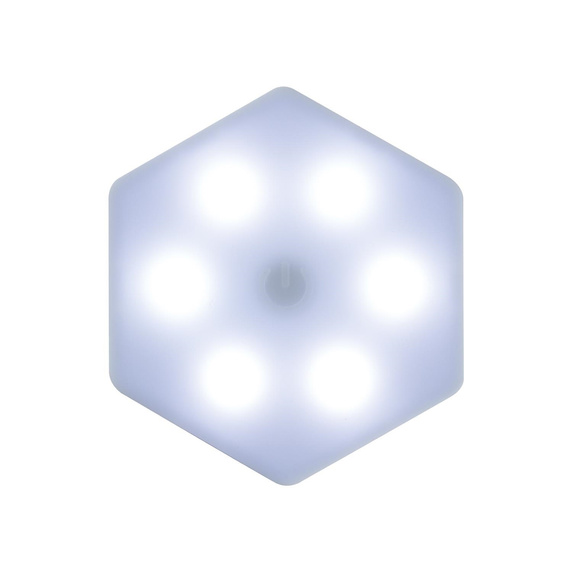 Zestaw 6 lampek ściennych Hexagonal       8,5x7,5cm