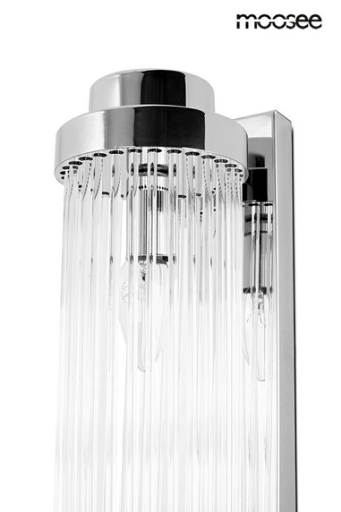 MOOSEE lampa ścienna COLUMN 40 srebrna