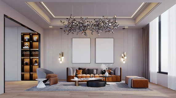 MOOSEE lampa wisząca MONETE chromowana