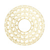 Lustro Mandala 70cm złota