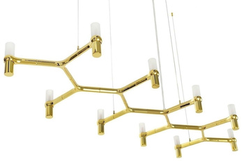 Lampa wisząca ATOMIC LONG złota