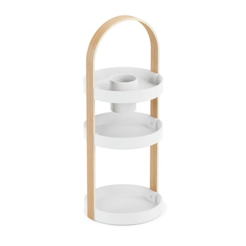 UMBRA organizer na kosmetyki BELLWOOD biały naturalny