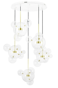 MOOSEE Lampa wisząca CAPRI DISC 5 złota