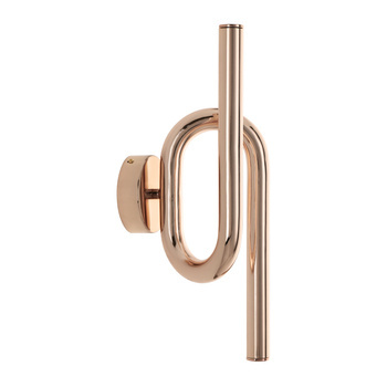 Lampa ścienna MYK LED miedziana 40 cm