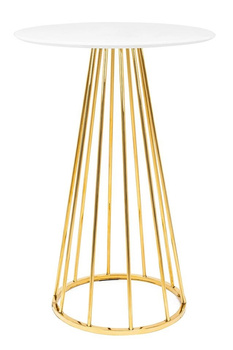 Stolik barowy GLAM 60 biały