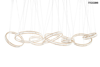 MOOSEE lampa wisząca LIBERTY LINE 8 złota