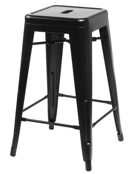 Hoker Paris 75cm. czarny insp. Tolix