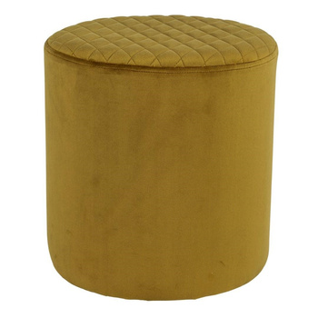 Pufa Ejby Velvet musztardowa