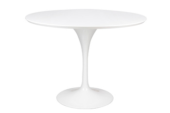 Stół TULIP PREMIUM 100 biały  - MDF, metal