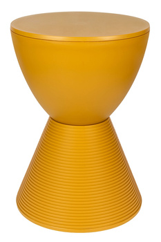 Stołek TAMBURO pastelowy imbir  - polipropylen