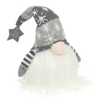 Figurka Skrzat 48cm LED szary