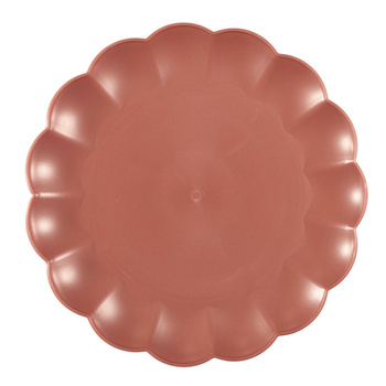 Talerz obiadowy Iris 25,5cm różowy