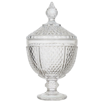 Szklana bomboniera Diamond 31cm