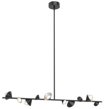 Lampa wisząca CONE LED czarna 130 cm
