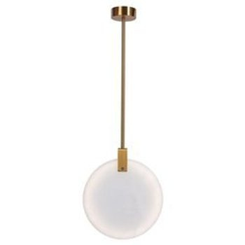 Lampa wisząca MARBLE LED marmurowo złota 24 cm