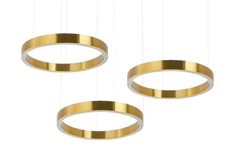 MOOSEE lampa wisząca RING 40 + 40 + 40    złota na jednej podsufitce