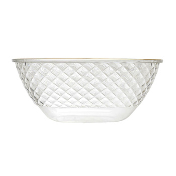 Miska Mirage 25,6cm złoty brzeg           plastikowa