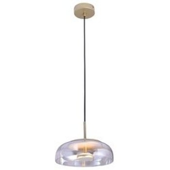 Lampa wisząca DISCO LED złota 23 cm