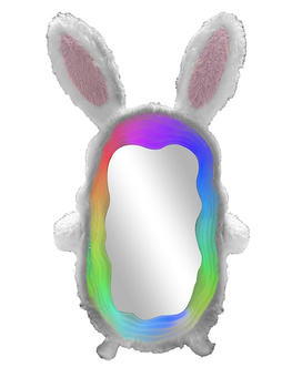 Lustro stojące BUNNY z oświetleniem LED   240x150 cm