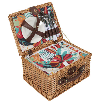 Kosz piknikowy Exotic 4-osobowy z wyposażeniem